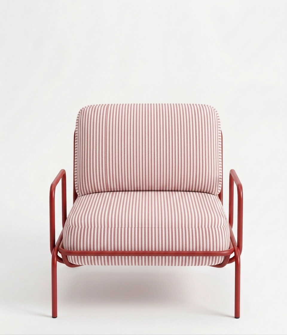 OUTDOOR ONE SEAT/WHITE (FABRIC NEEDED 2 M) KARIM CHAAYA