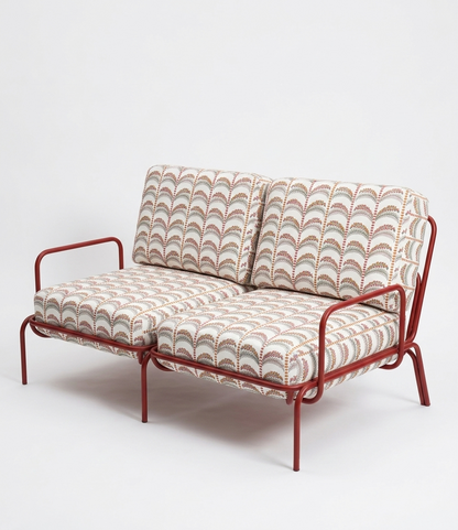 OUTDOOR TWO SEATS( FABRIC NEEDED 4M)