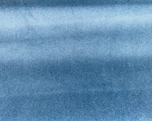 Plain velvet col.blue (single width)