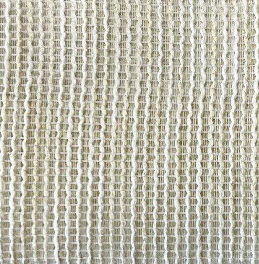 Sheer decorative plain col. beige (double width)