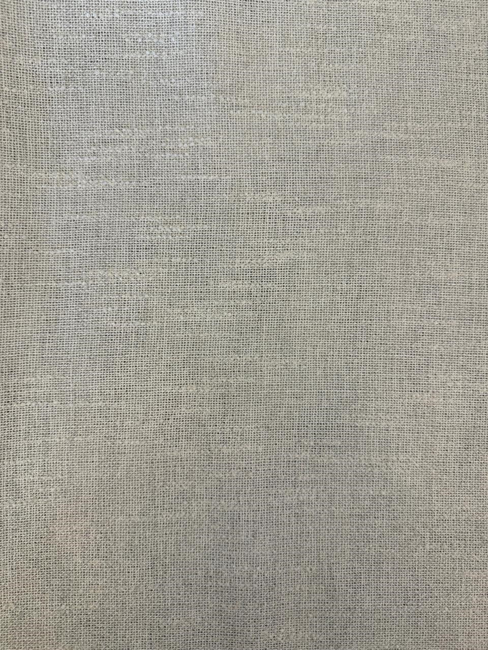 Sheer plain col. greige (double width)