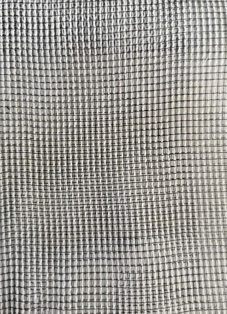 Sheer plain col. white and black (double width)