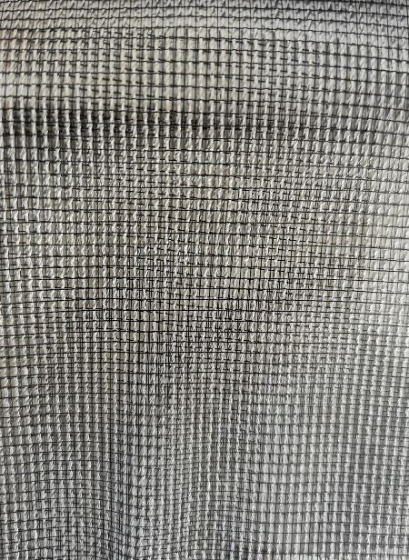 Sheer plain col. silver (double width)
