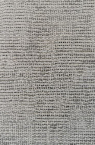 Sheer plain col. white ( double width)